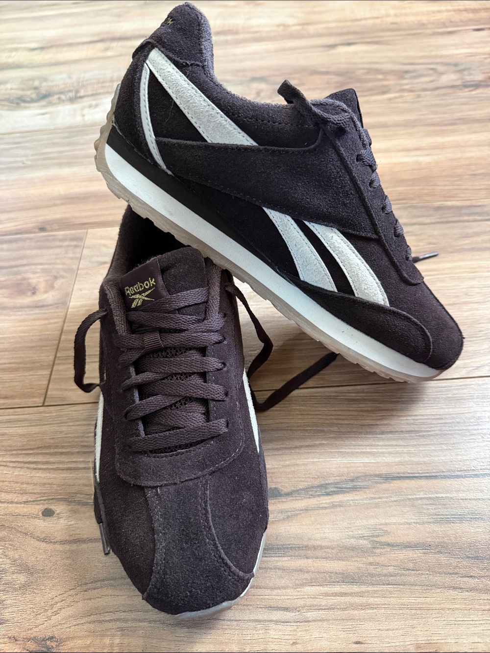 Reebok Brown Suede Sneakers NWOT!